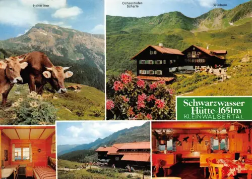 Berghütte Schwarzwasser Hütte Mehrbildkarte ngl 188.089