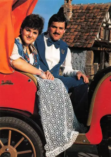 Autogrammkarte Geschwister Feyrer ohne Unterschrift ngl 188.069