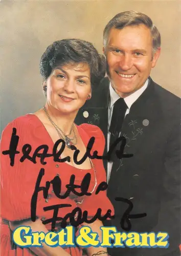 Autogrammkarte Gretl & Franz ngl 188.077