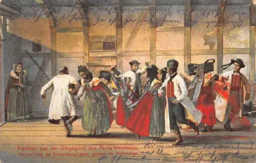 Trachten Porta Westfalica Künstlerkarte gl1908 188.104