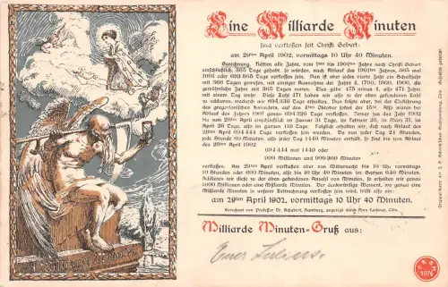 Eine Milliarden Minuten sind verflossen seit Christi Geburt gl1902 188.120