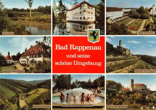 Bad Rappenau Mehrbildkarte ngl 188.125