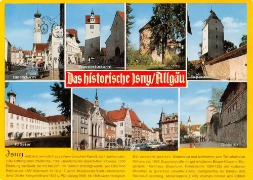 Isny i. A. Mehrbildkarte ngl 188.165