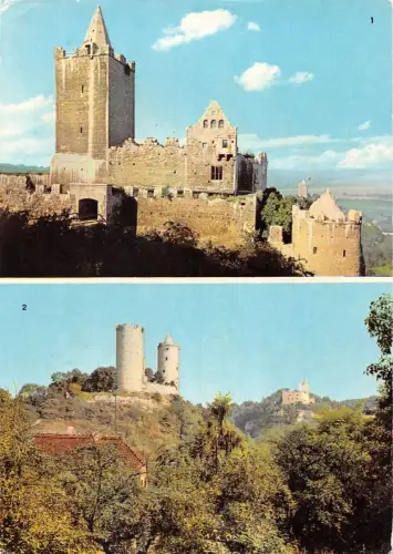 Bad Kösen Burg Saaleck und Rudelsburg ngl 188.173