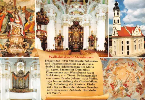 Bad Schussenried Wallfahrtskirche Steinhausen Mehrbildkarte ngl 188.162