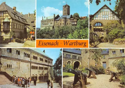 Eisenach Wartburg Mehrbildkarte ngl 188.183