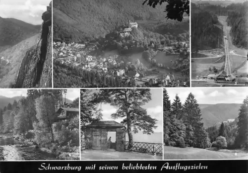Schwarzburg (Thür.Wald) Mehrbildkarte gl1973 188.194