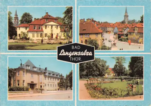 Langensalza Mehrbildkarte gl1963 188.181