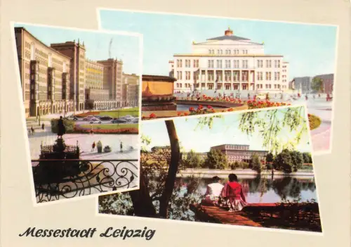 Leipzig Mehrbildkarte gl1967 188.202
