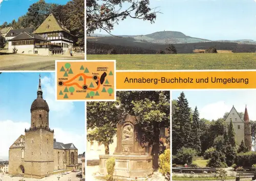 Annaberg-Buchholz Mehrbildkarte gl1990 188.233