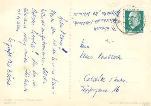 Landkarten-AK Insel Usedom gl 188.263