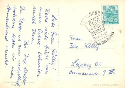 Landkarten-AK Insel Rügen gl1961 188.265