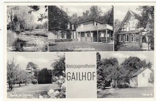 Kreisjugendheim Gailhof, Mehrbildkarte gl1956 G3070