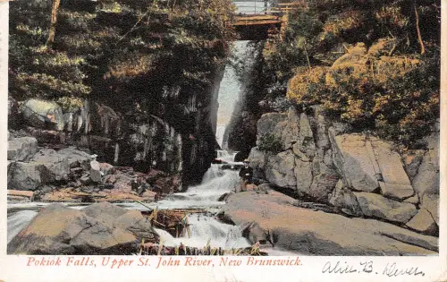 CDN Pokiok Falls, Upper St. John River, New Brunswick gl1905 188.324