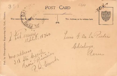 CDN Three Rivers La traverse Ferry gl1929 188.312