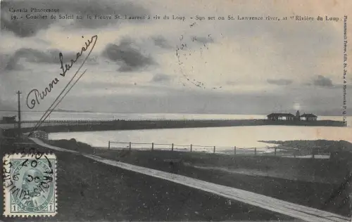 CDN Sun Set on St. Lawrence River gl1907 188.313