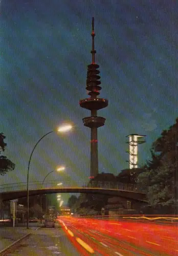 Hamburg, Fernsehturm bei Nacht ngl G6611