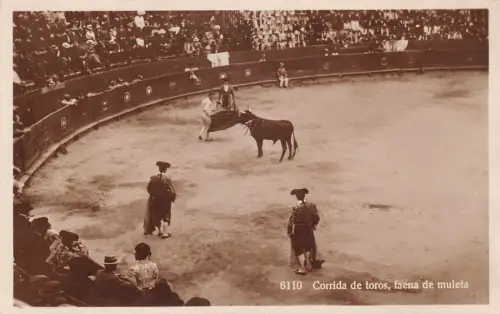 Mex Stierkampf Corrida de Toros, faena de muleta ngl 188.440