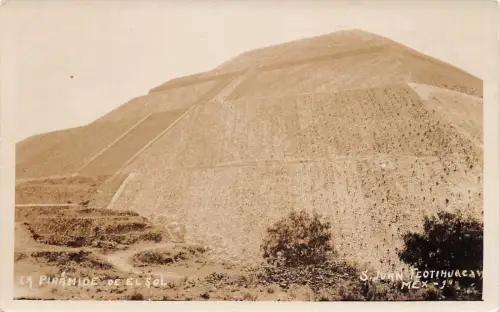 Mex Piramide del Sol-San Juan Teotihuacan Fotokarte ngl 188.421
