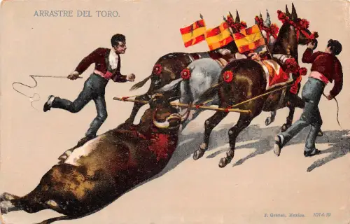 Mex Stierkampf Arrastre del Toro ngl 188.434