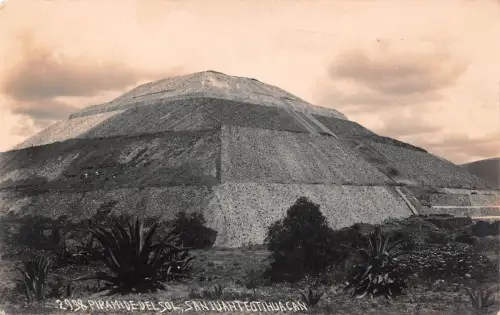 Mex Piramide del Sol-San Juan Teotihuacan Fotokarte ngl 188.418