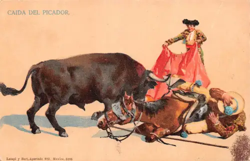 Mex Stierkampf Caida del Picador ngl 188.432