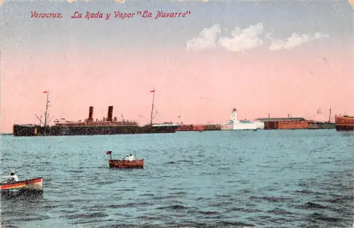 Mex Veracruz La Rada y Vapor "La Navarre" ngl 188.463