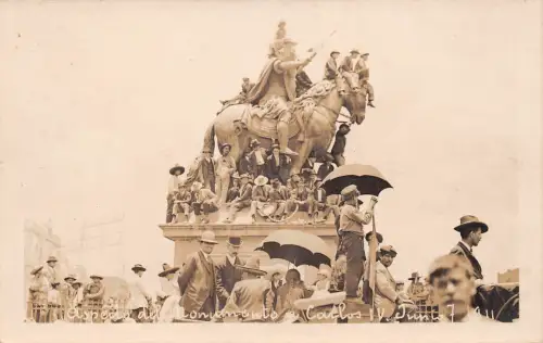 Mex Mexico City Monument Carlos IV Fotokarte ngl 188.516