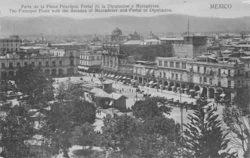 Mex Mexico City Parte de la Plaza Principal ngl 188.518