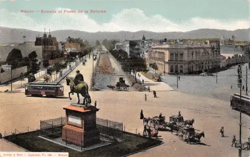 Mex Mexico City Entrada al Paseo de la Reforma ngl 188.533
