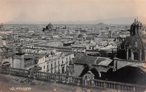 Mex Mexico City Vista Panoramica Fotokarte ngl 188.546