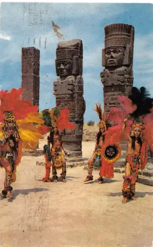 Mex Ruinas de Tula y danzantes gl1974 188.559
