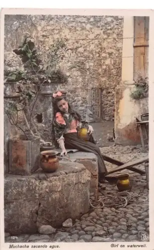 Mex Muchacha sacando aqua Fotokarte ngl 188.567