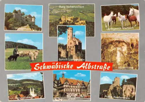 Schwäbische Albstraße Mehrbildkarte ngl 188.626