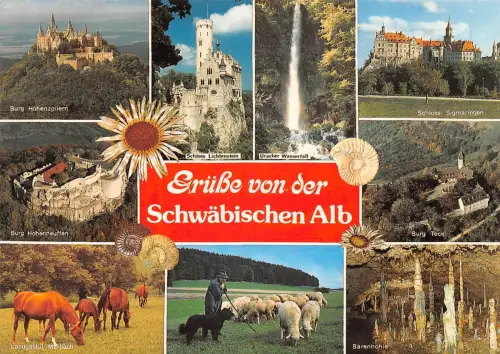 Schwäbische Alb Mehrbildkarte ngl 188.623