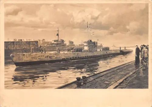 HDK 121 Claus Bergen Von Feindfahrt zurück ngl 188.694