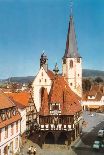 Michelstadt i. Odw. Rathaus Archivkarte Metz-Verlag ngl 188.710