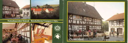 Reichelsheim im Odw. Ferienbauernhof Käsrah Doppelkarte ngl 188.706