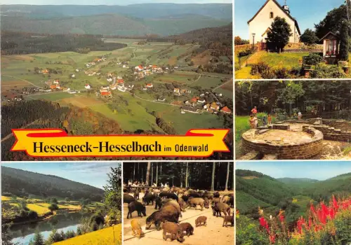 Hesseneck-Hesselbach Mehrbildkarte ngl 188.735