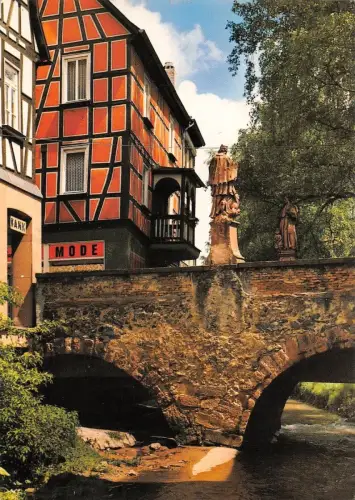 Bensheim a.d.B. Mittelbrücke Archivkarte Metz-Verlag ngl 188.746