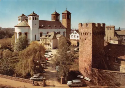 Bensheim a.d.B. Blauer Turm und Stadtkirche ngl 188.753