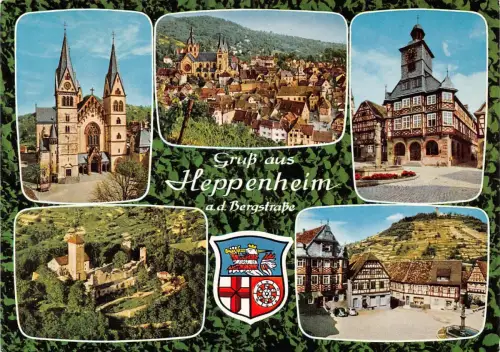 Heppenheim Mehrbildkarte ngl 188.805