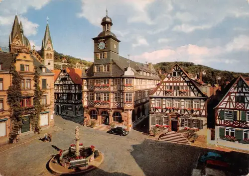 Heppenheim a.d.B.Marktplatz mit Rathaus ngl 188.801