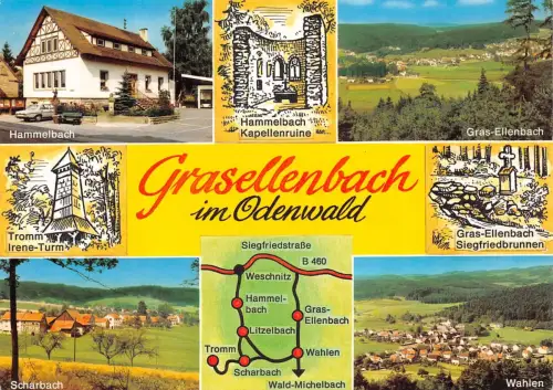 Grasellenbach i. Odw. Mehrbildkarte ngl 188.811