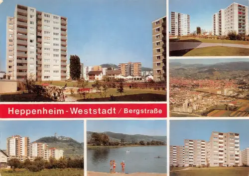 Heppenheim-Weststadt Mehrbildkarte ngl 188.804