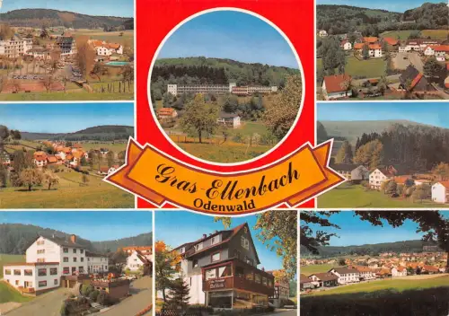 Gras-Ellenbach i. Odw. Mehrbildkarte Archivkarte Metz-Verlag ngl 188.836