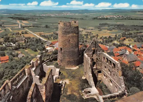 Münzenberg Wetterau Burg Blick vom Ostturm ngl 188.883
