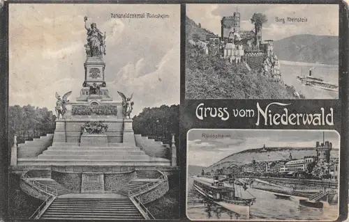 Niederwald Mehrbildkarte gl1911 188.861