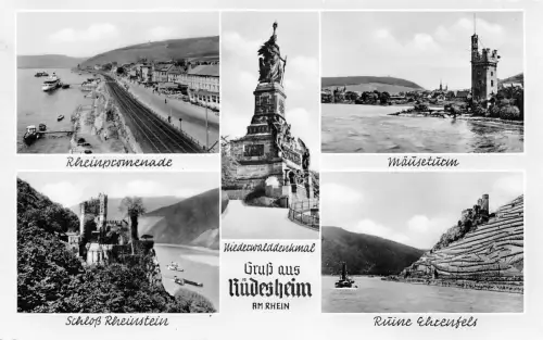 Rüdesheim a. Rhein Mehrbildkarte ngl 188.862