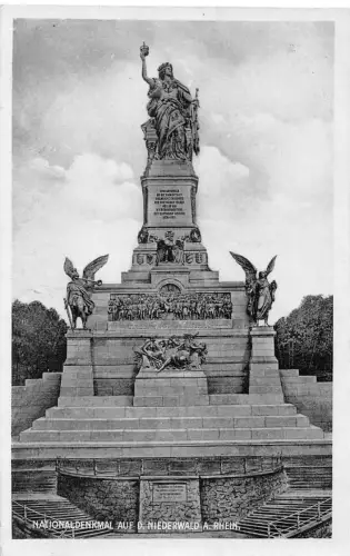 Rüdesheim a.R. Nationaldenkmal Niederwald gl1933 188.856